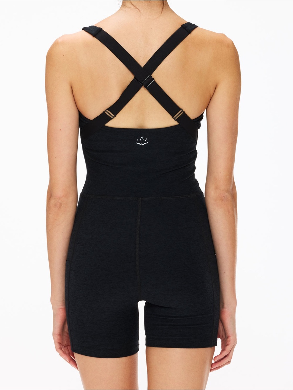 Beyond Yoga Spacedye Get Up And Go Pocket Biker Jumpsuit, Size Small - Picture 2 of 9